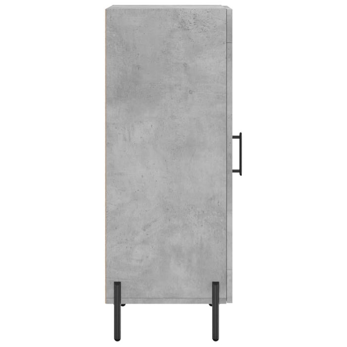Servantă, gri beton, 34,5x34x90 cm, lemn compozit - WALTI WALTI