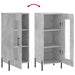 Servantă, gri beton, 34,5x34x90 cm, lemn compozit - WALTI WALTI