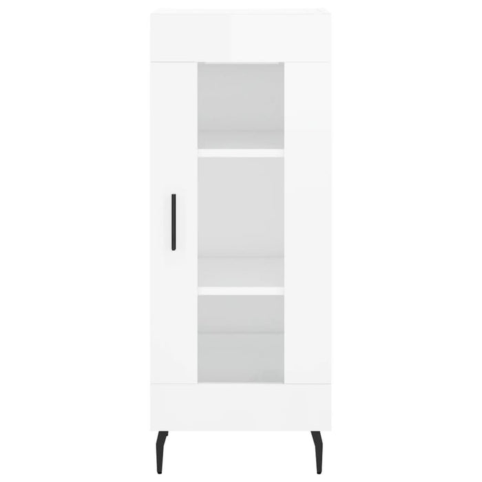 Servantă, alb extralucios, 34,5x34x90 cm, lemn compozit - WALTI WALTI