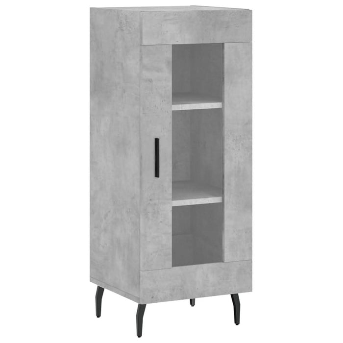 Servantă, gri beton, 34,5x34x90 cm, lemn compozit - WALTI WALTI