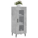 Servantă, gri beton, 34,5x34x90 cm, lemn compozit - WALTI WALTI