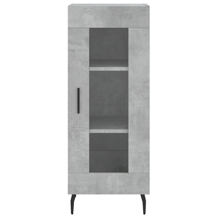 Servantă, gri beton, 34,5x34x90 cm, lemn compozit - WALTI WALTI