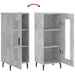 Servantă, gri beton, 34,5x34x90 cm, lemn compozit - WALTI WALTI