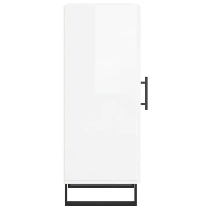 Servantă, alb extralucios, 34,5x34x90 cm, lemn compozit - WALTI WALTI