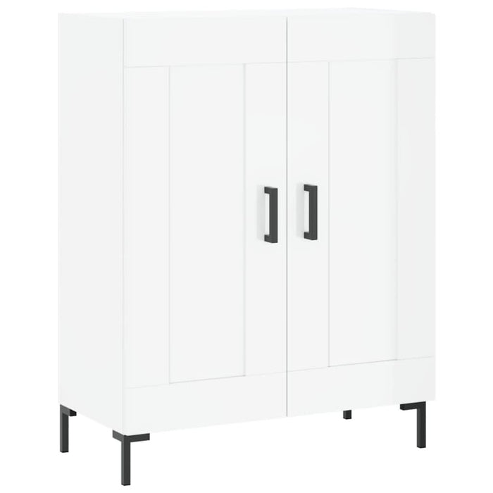 Servantă, alb extralucios, 69,5x34x90 cm, lemn compozit - WALTI WALTI