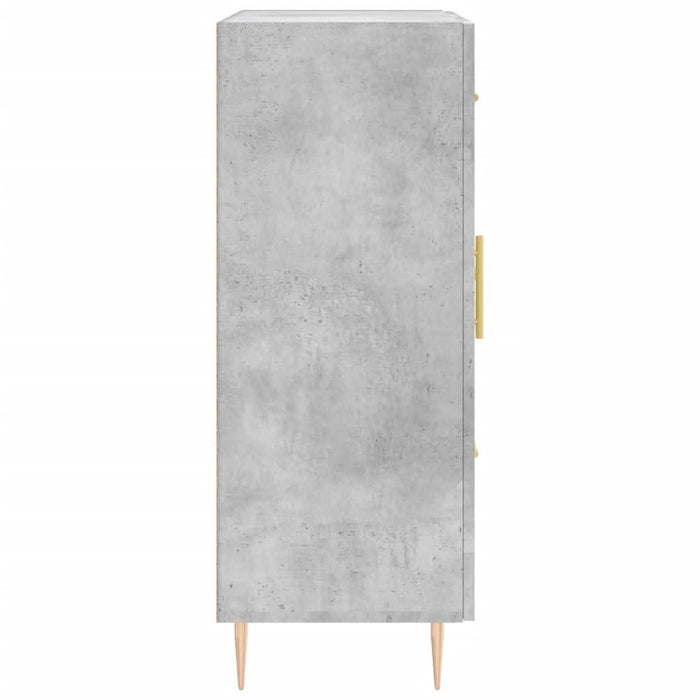 Servantă, gri beton, 69,5x34x90 cm, lemn compozit - WALTI WALTI