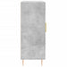 Servantă, gri beton, 69,5x34x90 cm, lemn compozit - WALTI WALTI