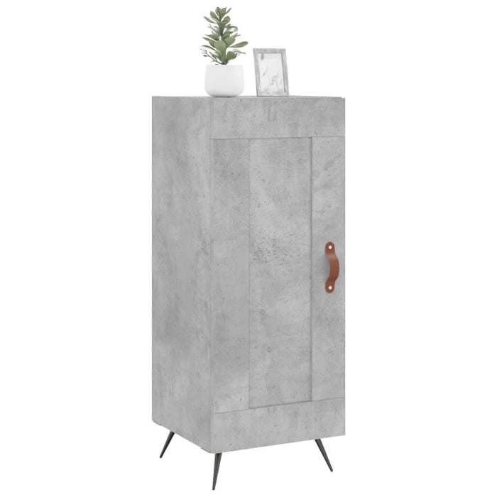 Servantă, gri beton, 34,5x34x90 cm, lemn compozit - WALTI WALTI