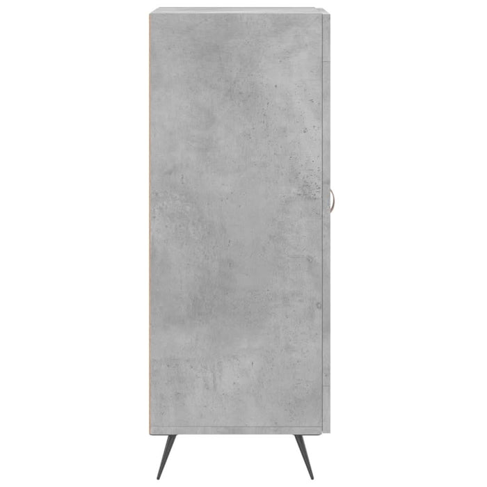 Servantă, gri beton, 34,5x34x90 cm, lemn compozit - WALTI WALTI