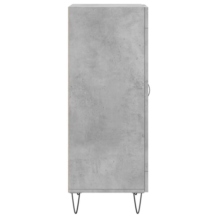 Servantă, gri beton, 34,5x34x90 cm, lemn compozit - WALTI WALTI