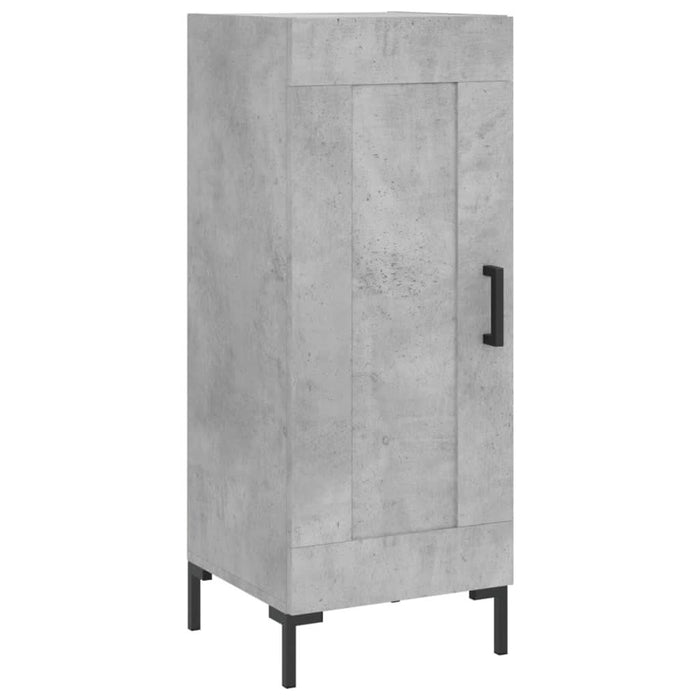 Servantă, gri beton, 34,5x34x90 cm, lemn compozit - WALTI WALTI
