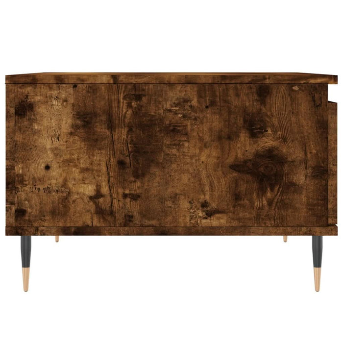 Măsuță de cafea, stejar afumat, 55x55x36,5 cm, lemn prelucrat - WALTI WALTI