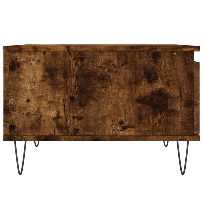 Măsuță de cafea, stejar afumat, 55x55x36,5 cm, lemn prelucrat - WALTI WALTI