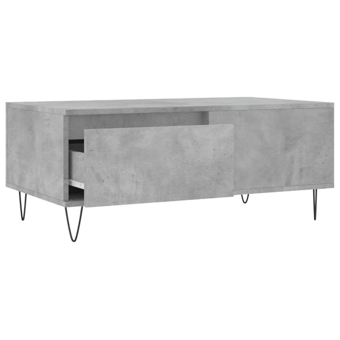 Măsuță de cafea, gri beton, 90x50x36,5 cm, lemn compozit - WALTI WALTI