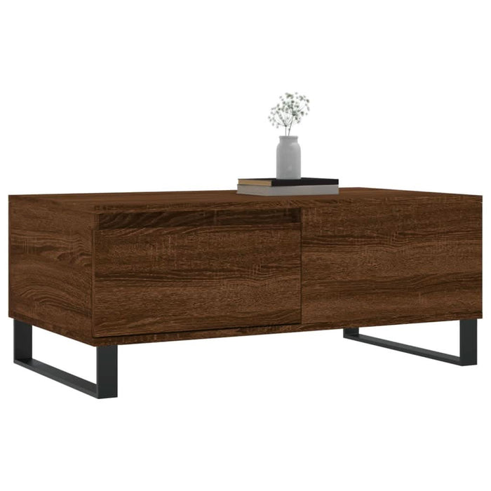 Măsuță de cafea, stejar maro, 90x50x36,5 cm, lemn prelucrat - WALTI WALTI