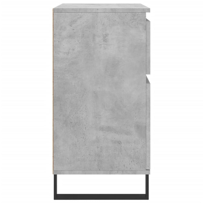 Servantă, gri beton, 60x35x70 cm, lemn prelucrat - WALTI WALTI