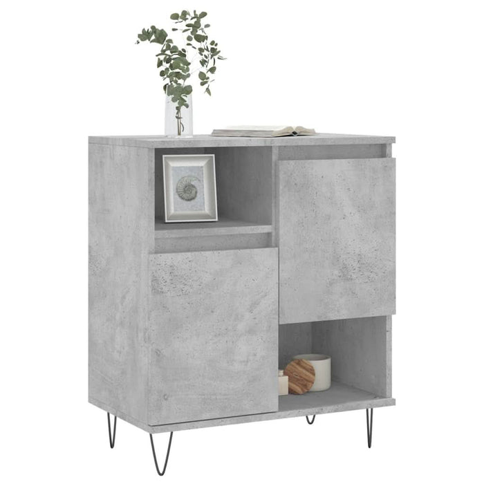 Servantă, gri beton, 60x35x70 cm, lemn prelucrat - WALTI WALTI