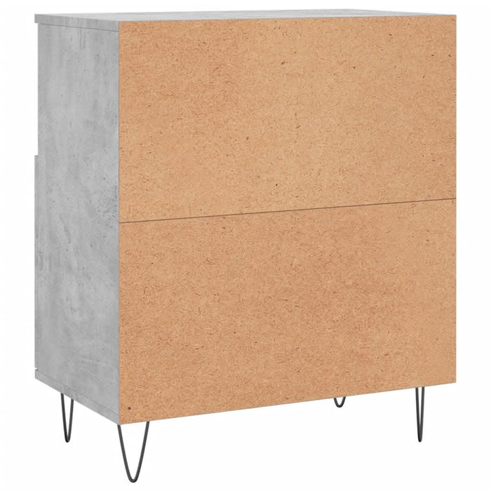 Servantă, gri beton, 60x35x70 cm, lemn prelucrat - WALTI WALTI