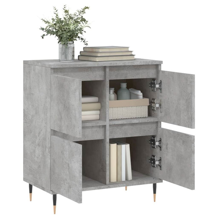 Servantă, gri beton, 60x35x70 cm, lemn prelucrat - WALTI WALTI