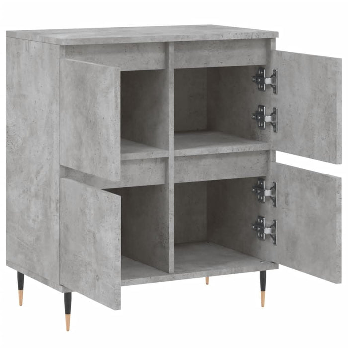 Servantă, gri beton, 60x35x70 cm, lemn prelucrat - WALTI WALTI