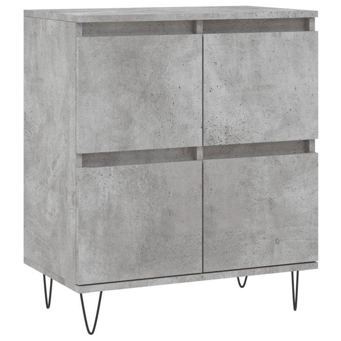 Servantă, gri beton, 60x35x70 cm, lemn prelucrat - WALTI WALTI