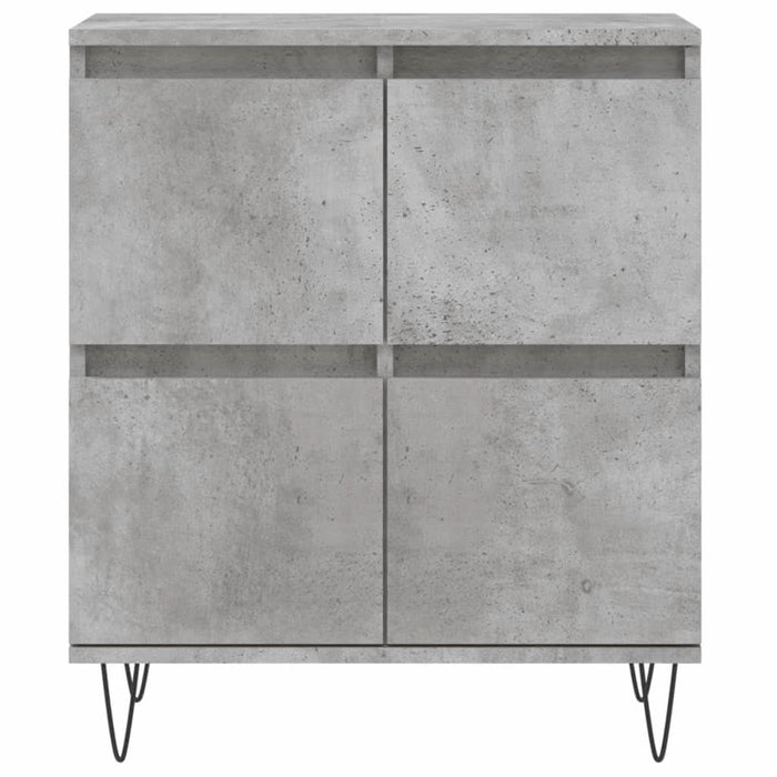 Servantă, gri beton, 60x35x70 cm, lemn prelucrat - WALTI WALTI