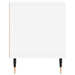 Comodă TV, alb, 100x34,5x44,5 cm, lemn prelucrat - WALTI WALTI