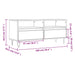Comodă TV, gri beton, 100x34,5x44,5 cm, lemn prelucrat - WALTI WALTI