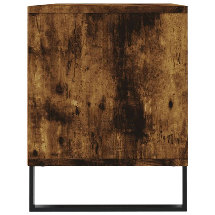 Comodă TV, stejar fumuriu, 100x34,5x44,5 cm, lemn prelucrat - WALTI WALTI