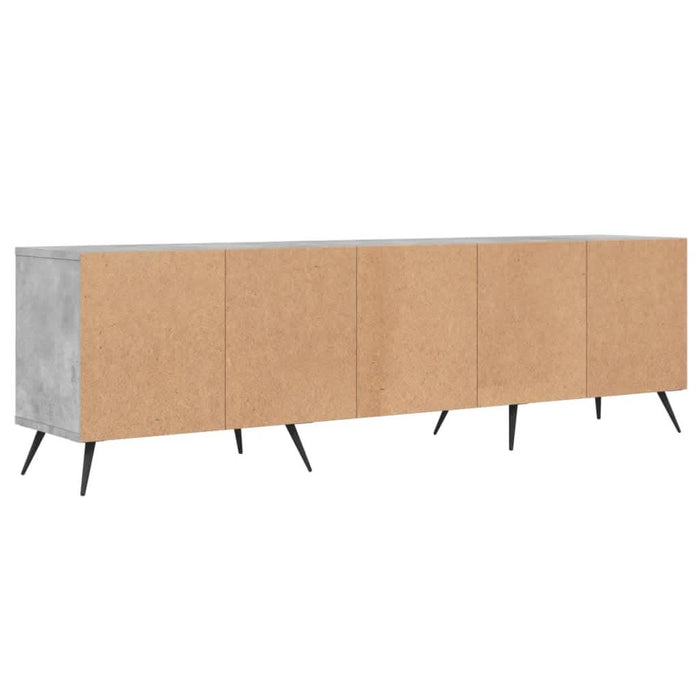 Comodă TV, gri beton, 150x30x44,5 cm, lemn prelucrat - WALTI WALTI
