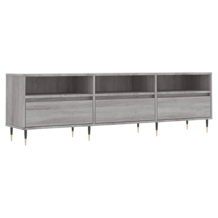 Comodă TV, gri sonoma, 150x30x44,5 cm, lemn prelucrat - WALTI WALTI