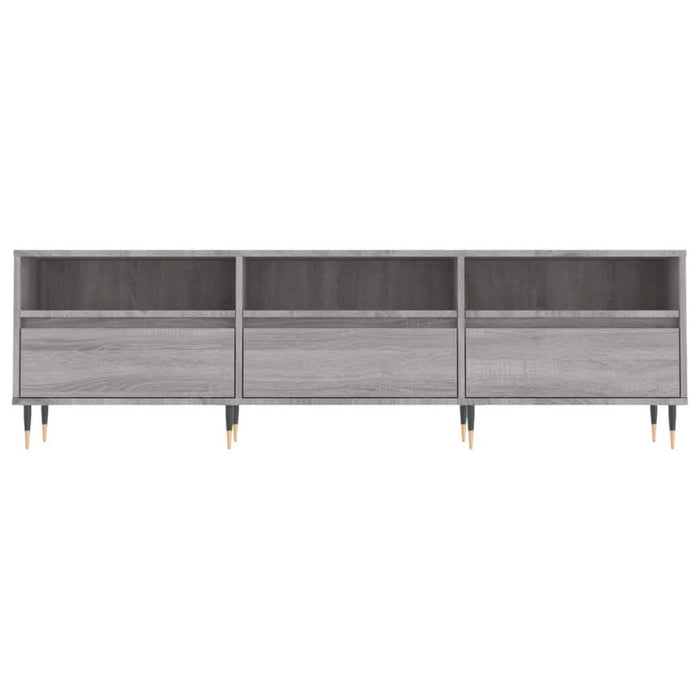Comodă TV, gri sonoma, 150x30x44,5 cm, lemn prelucrat - WALTI WALTI