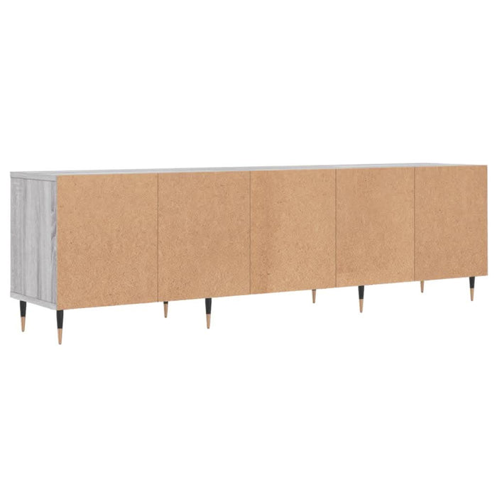Comodă TV, gri sonoma, 150x30x44,5 cm, lemn prelucrat - WALTI WALTI