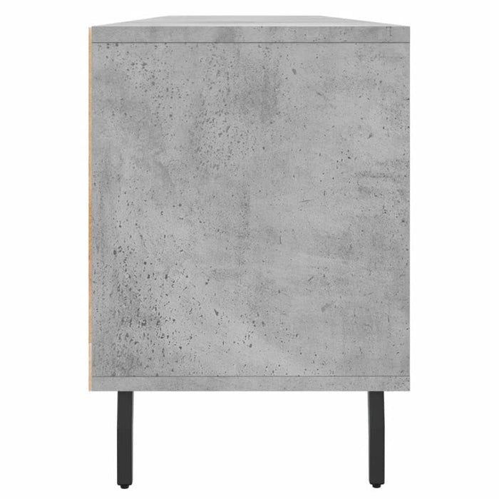 Comodă TV, gri beton, 150x30x44,5 cm, lemn prelucrat - WALTI WALTI