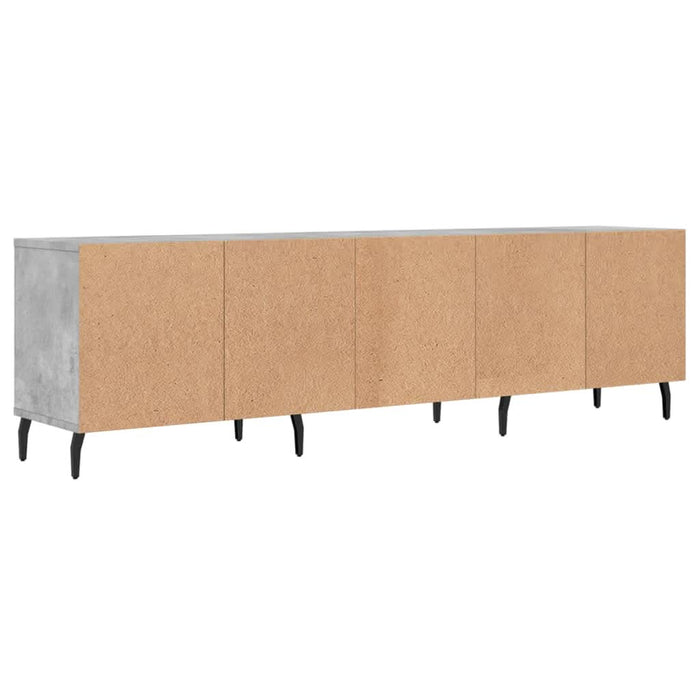 Comodă TV, gri beton, 150x30x44,5 cm, lemn prelucrat - WALTI WALTI
