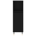 Dulap de baie, negru, 30x30x100 cm, lemn prelucrat - WALTI WALTI