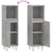 Dulap de baie, gri beton, 30x30x100 cm, lemn prelucrat - WALTI WALTI