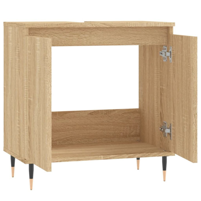 Dulap de baie, stejar sonoma, 58x33x60 cm, lemn prelucrat - WALTI WALTI