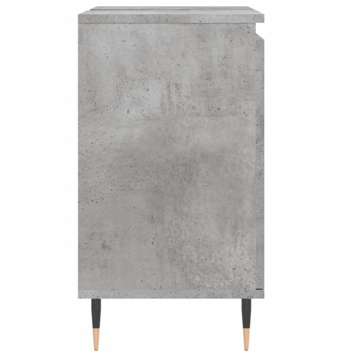 Dulap de baie, gri beton, 58x33x60 cm, lemn prelucrat - WALTI WALTI