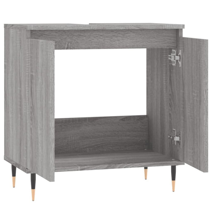 Dulap de baie, gri sonoma, 58x33x60 cm, lemn prelucrat - WALTI WALTI