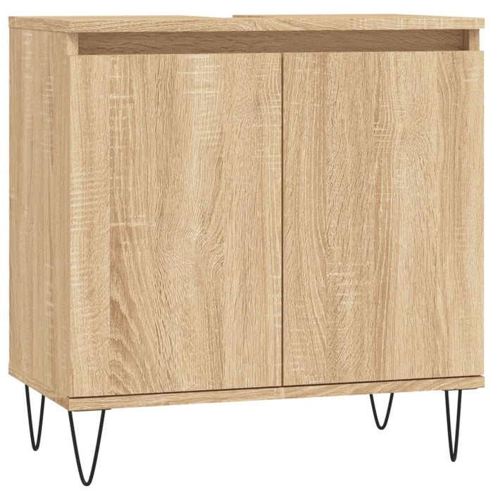Dulap de baie, stejar sonoma, 58x33x60 cm, lemn prelucrat - WALTI WALTI