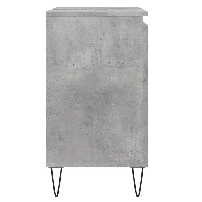 Dulap de baie, gri beton, 58x33x60 cm, lemn prelucrat - WALTI WALTI