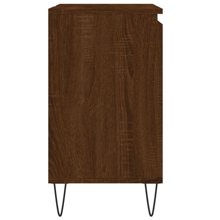 Dulap de baie, stejar maro, 58x33x60 cm, lemn prelucrat - WALTI WALTI