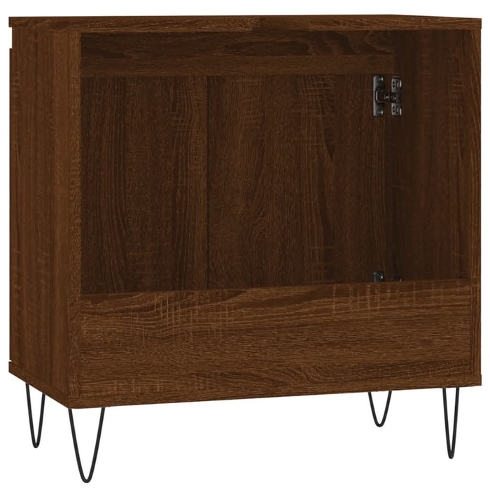 Dulap de baie, stejar maro, 58x33x60 cm, lemn prelucrat - WALTI WALTI
