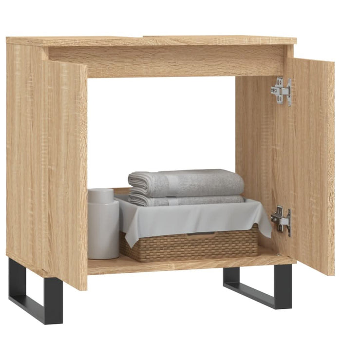 Dulap de baie, stejar sonoma, 58x33x60 cm, lemn prelucrat - WALTI WALTI