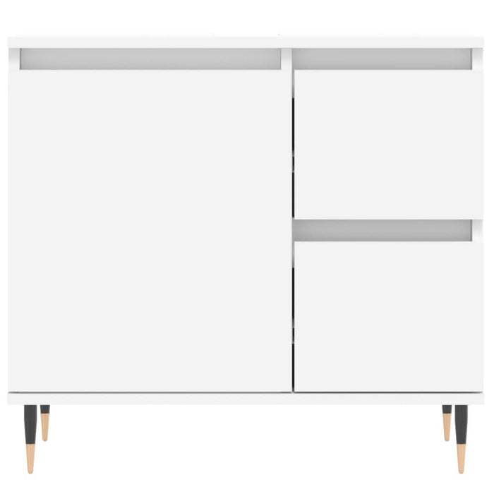 Dulap de baie, alb, 65x33x60 cm, lemn prelucrat - WALTI WALTI