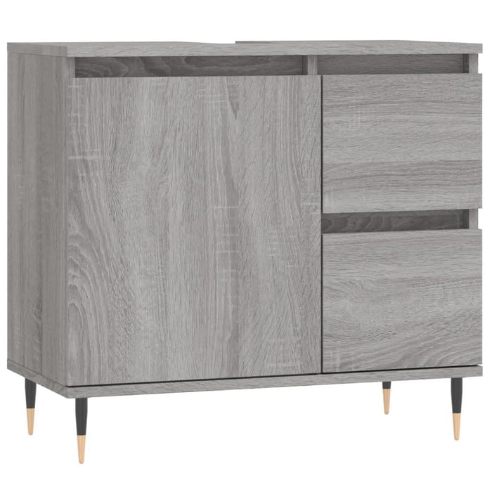 Dulap de baie, gri sonoma, 65x33x60 cm, lemn prelucrat - WALTI WALTI