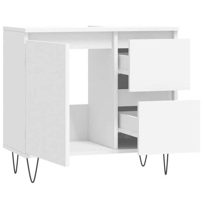 Dulap de baie, alb, 65x33x60 cm, lemn prelucrat - WALTI WALTI