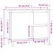 Dulap de baie, alb, 65x33x60 cm, lemn prelucrat - WALTI WALTI