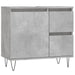 Dulap de baie, gri beton, 65x33x60 cm, lemn prelucrat - WALTI WALTI